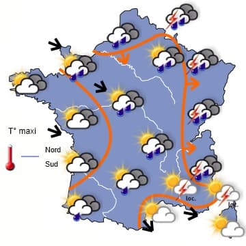 Lente amélioration dans le courant de la semaine prochaine
