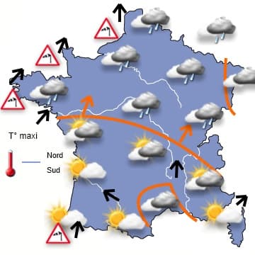 Plus calme mais toujours aussi pluvieux